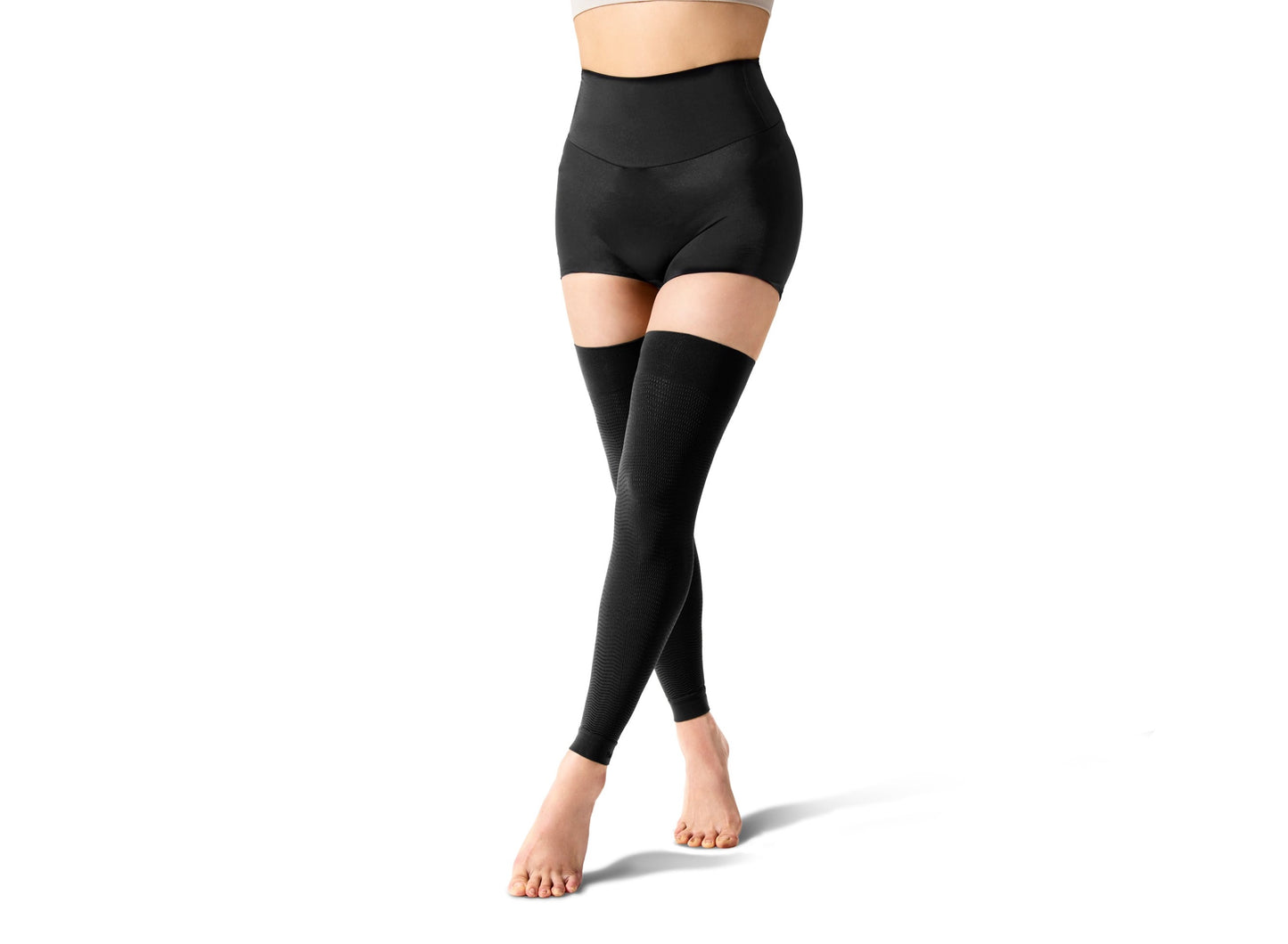 Black Vita Compression Leg Sleeves