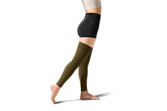 Olive Vita Compression Leg Sleeves